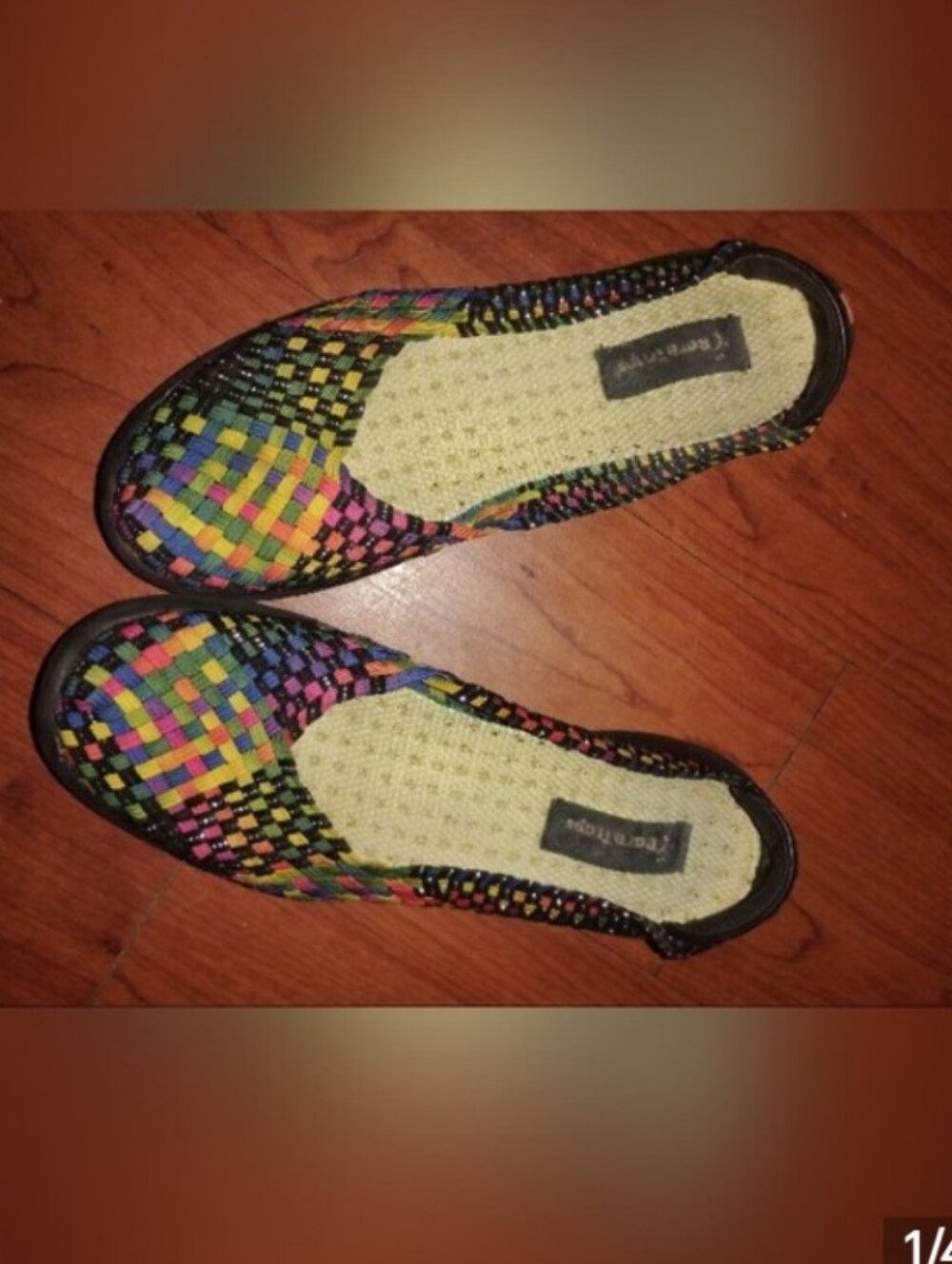 BareTraps Multicolor Woven Slip-On Loafers